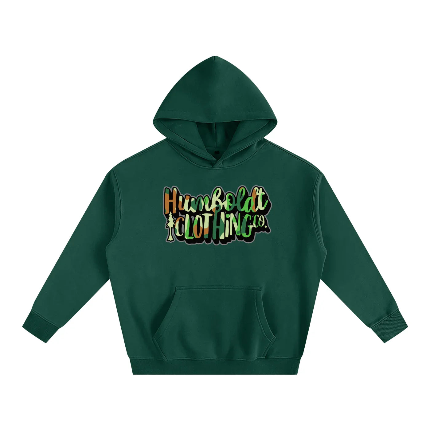 Chromatic Camo Oversize Fleeced Pullover Hoodie - CUSTOM ORDER