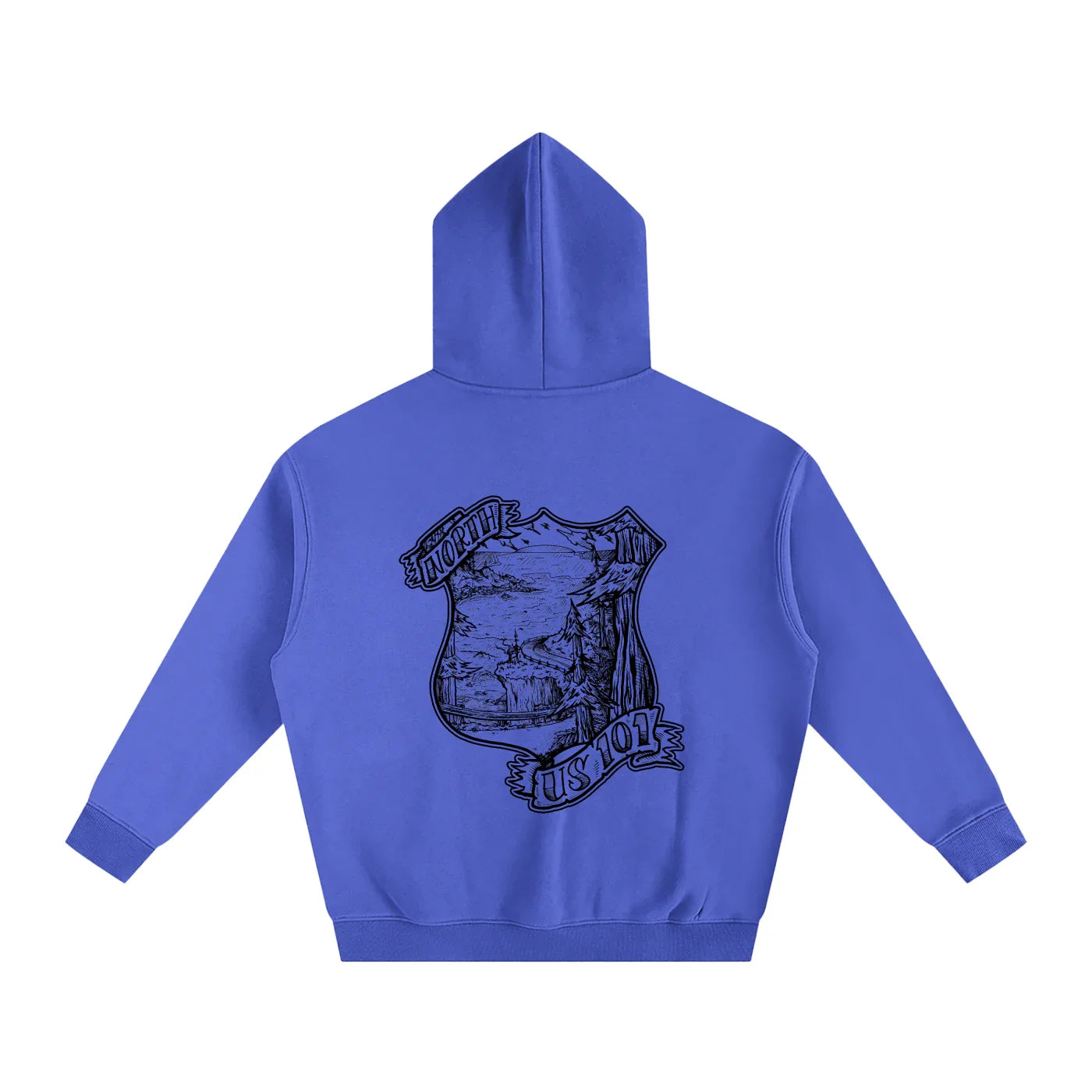 101 North Oversized Fleeced Pullover Hoodie - CUSTOM ORDER