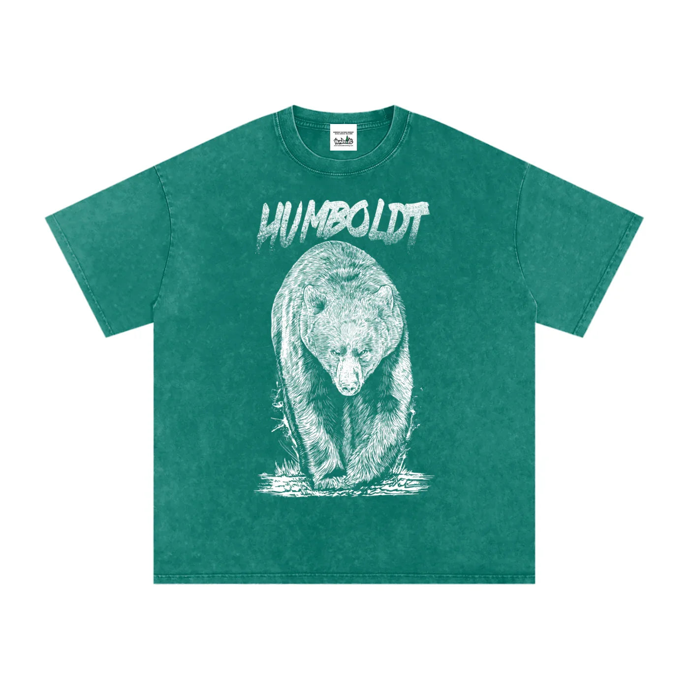 Bear Country Snow Washed Oversized Cotton TShirt - CUSTOM ORDER