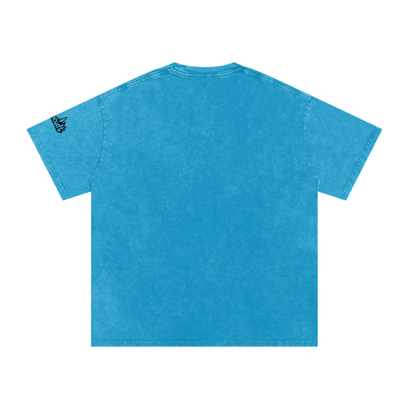 Highway 36 Snow Washed Oversized Cotton TShirt Black Ink Colorway - CUSTOM ORDER