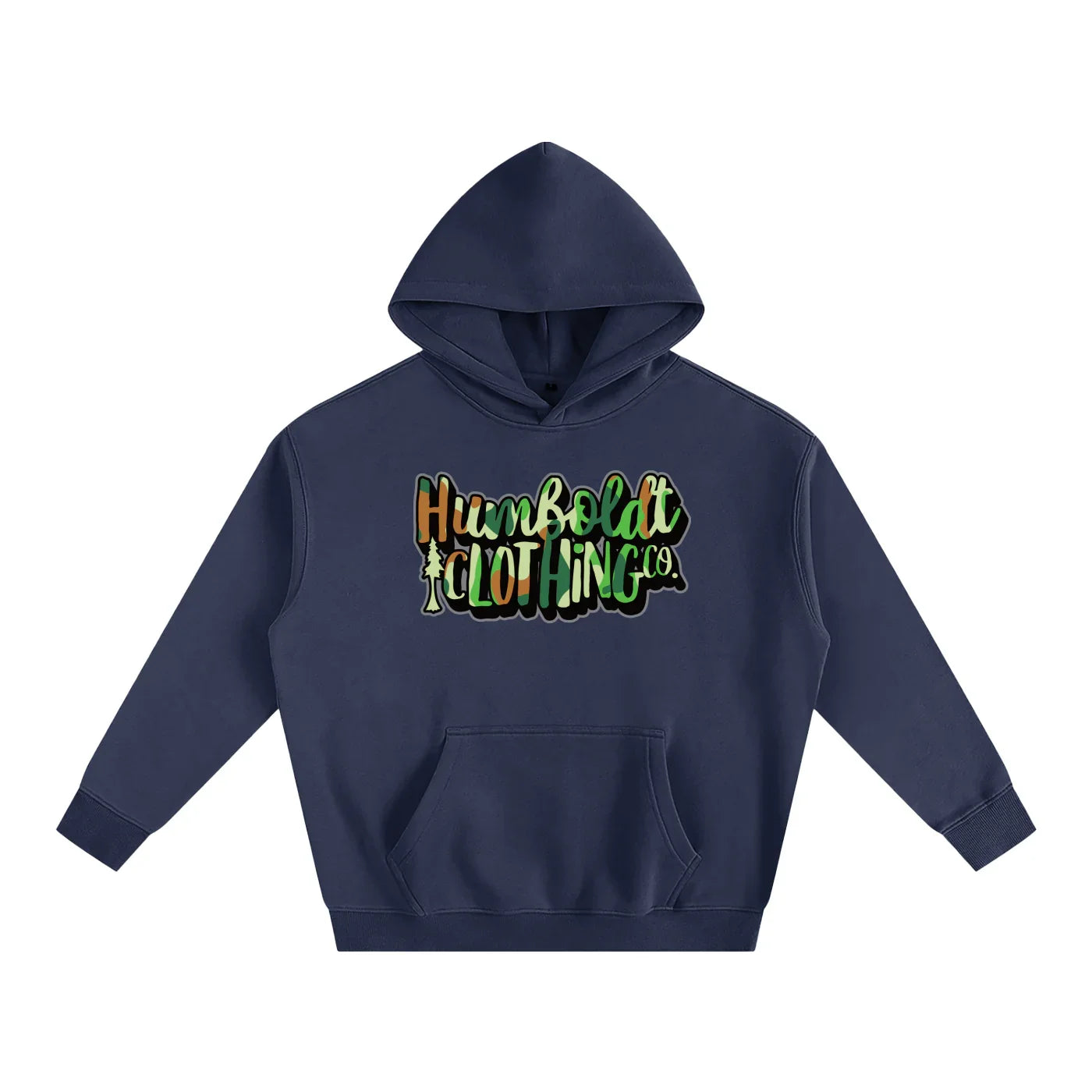 Chromatic Camo Oversize Fleeced Pullover Hoodie - CUSTOM ORDER