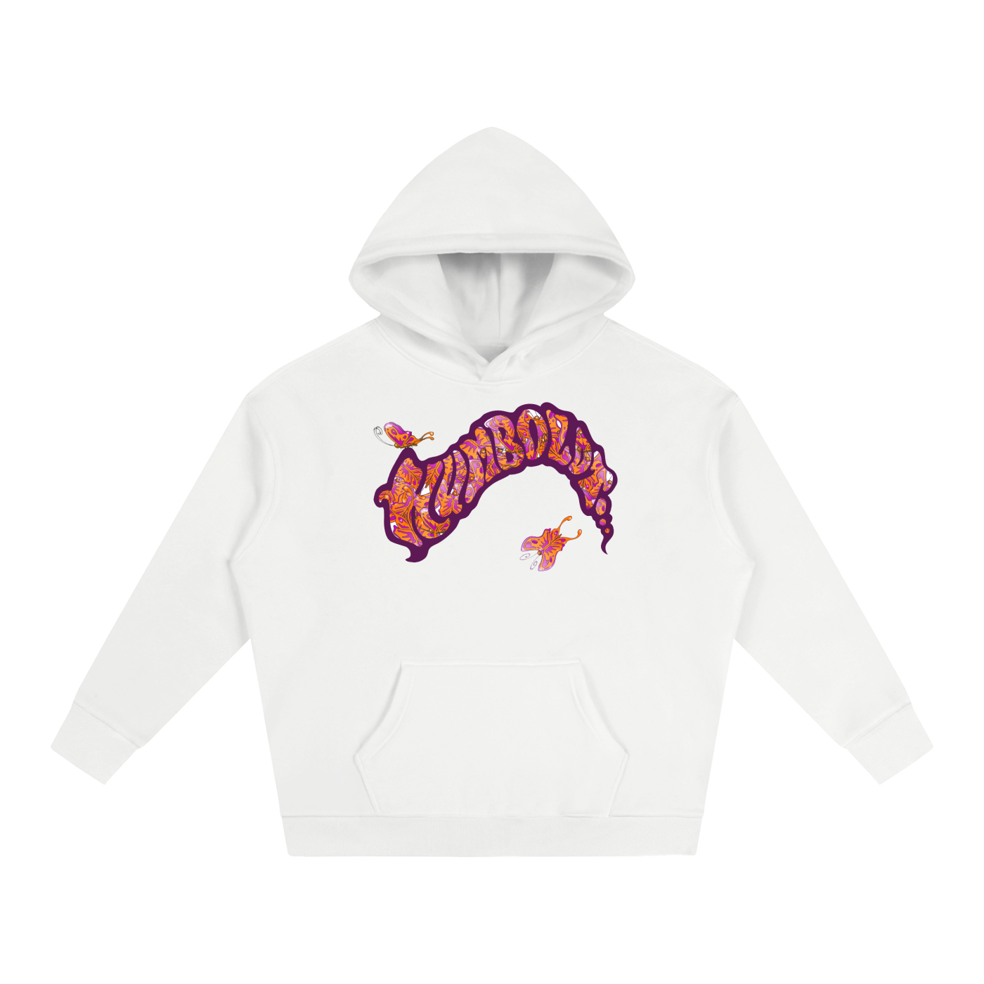 Humboldt Butterfly Oversize Fleeced Pullover Hoodie - CUSTOM ORDER