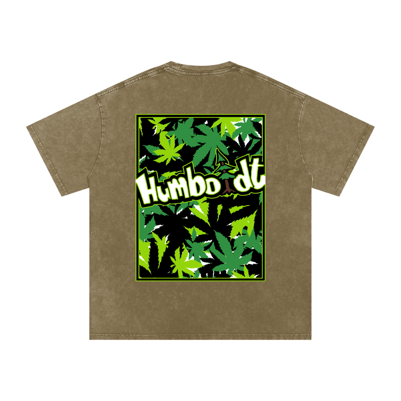Aloha Humboldt Snow Washed Oversized Cotton TShirt - CUSTOM ORDER