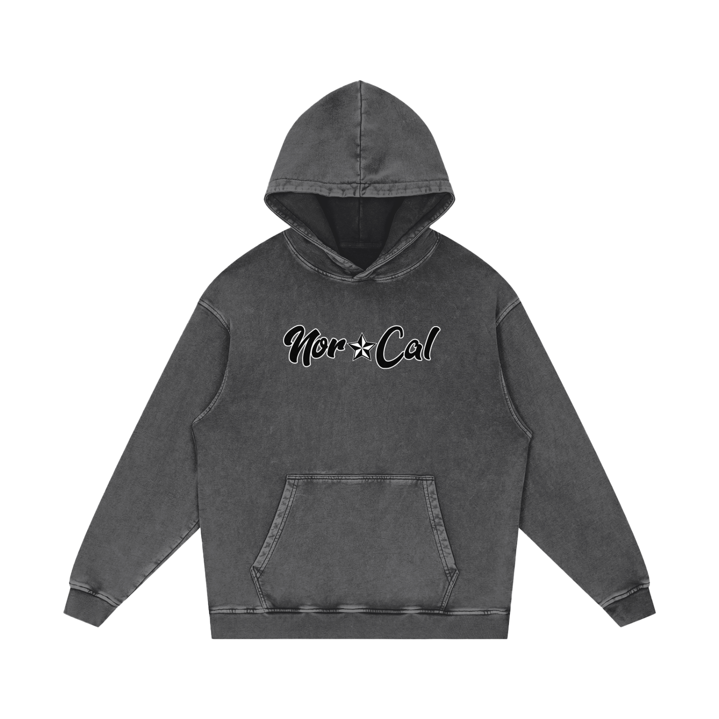 NorCal Acid Wash Pullover Hoodie