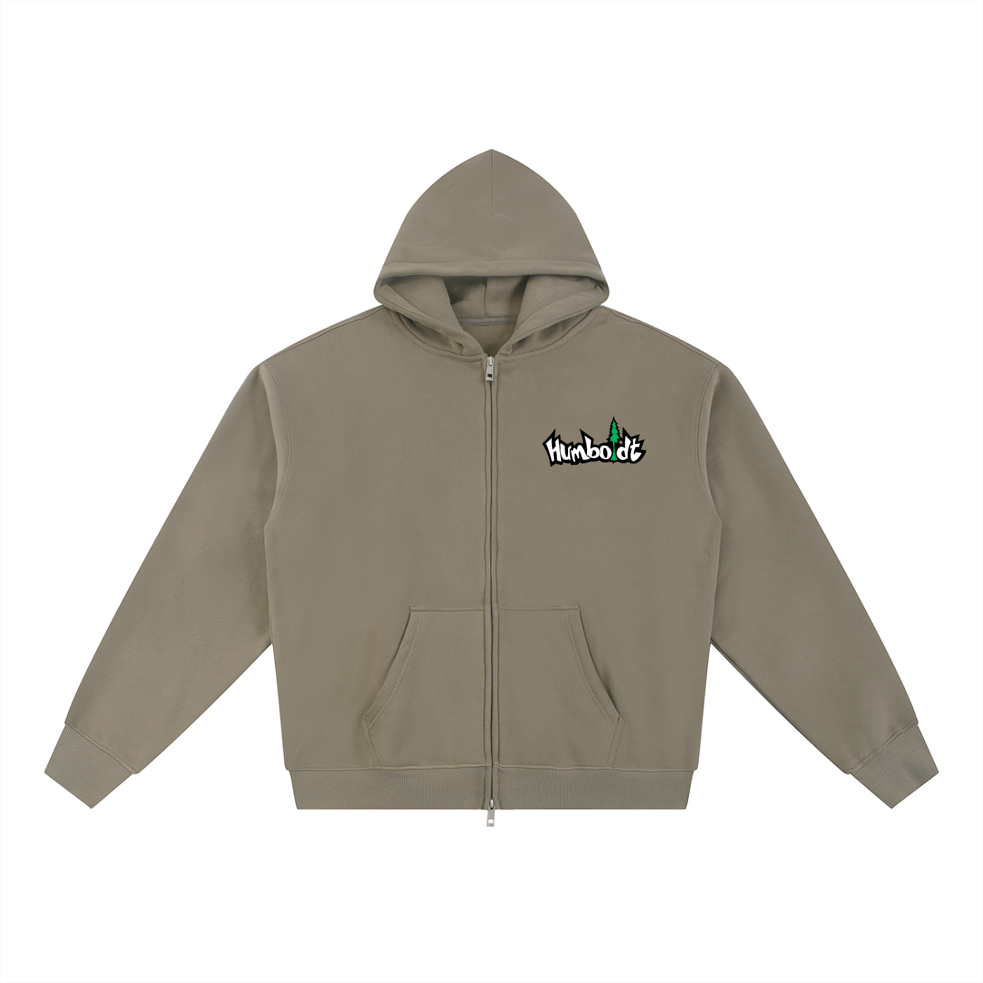 Treelogo Essential Fleece Zip-Through Hoodie-CUSTOM ORDER