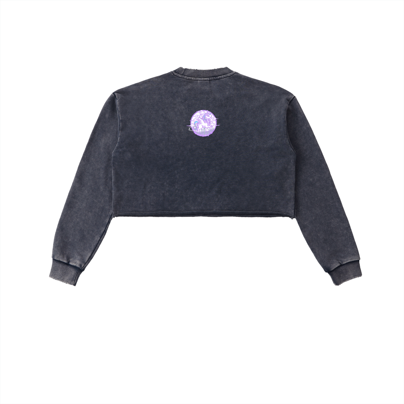 Flying Unicorn Cropped Sweatshirt