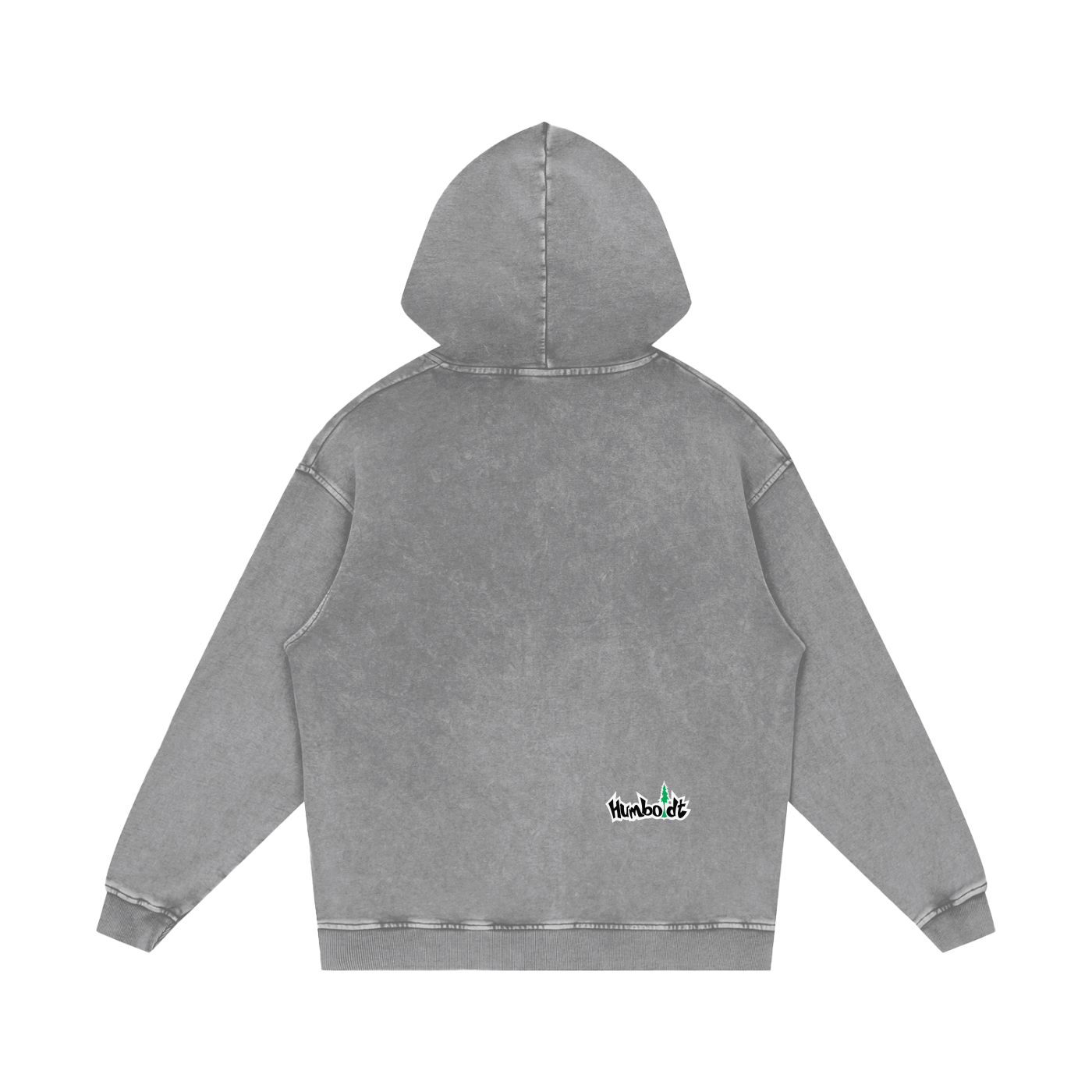 Hearts and Dagger Snow Washed Loose Cotton Pullover Hoodie - CUSTOM ORDER