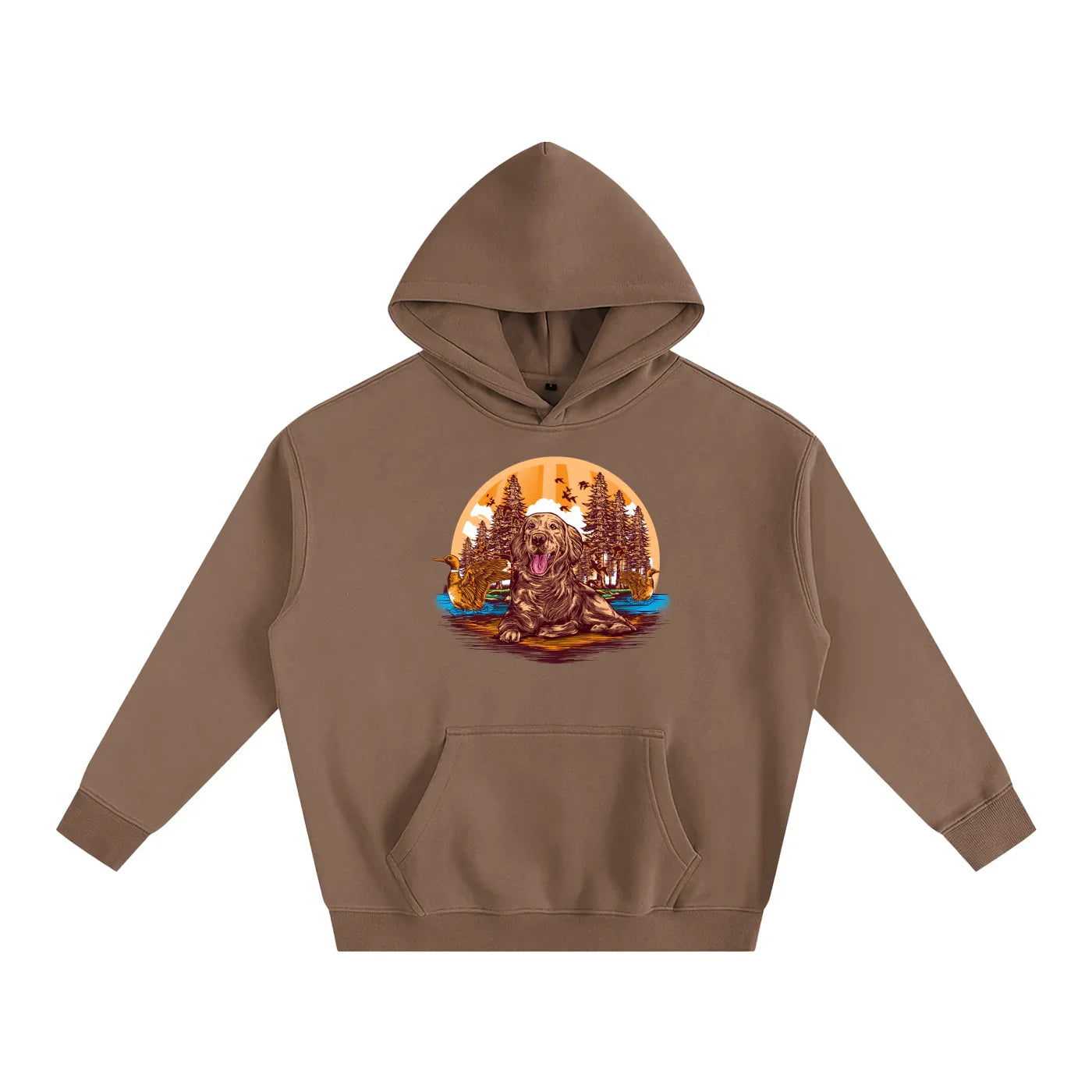 Retriever Oversized Fleeced Pullover Hoodie - CUSTOM ORDER