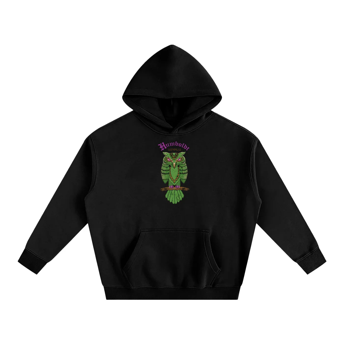 Mystic Forest Owl Oversize Fleeced Pullover Hoodie - CUSTOM ORDER