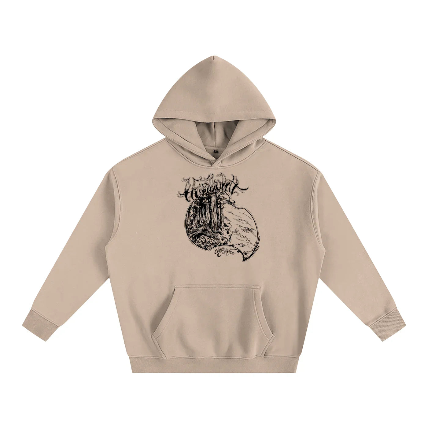 Inked Paradise Oversized Fleeced Pullover Hoodie - CUSTOM ORDER