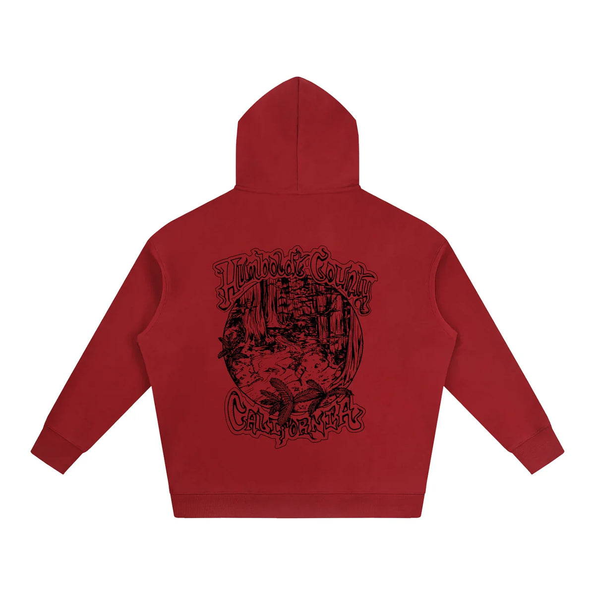 Deep Woods Oversized Fleeced Pullover Hoodie - CUSTOM ORDER