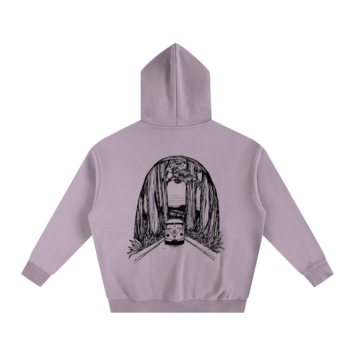 V Dub Oversize Fleeced Hoodie-CUSTOM ORDER