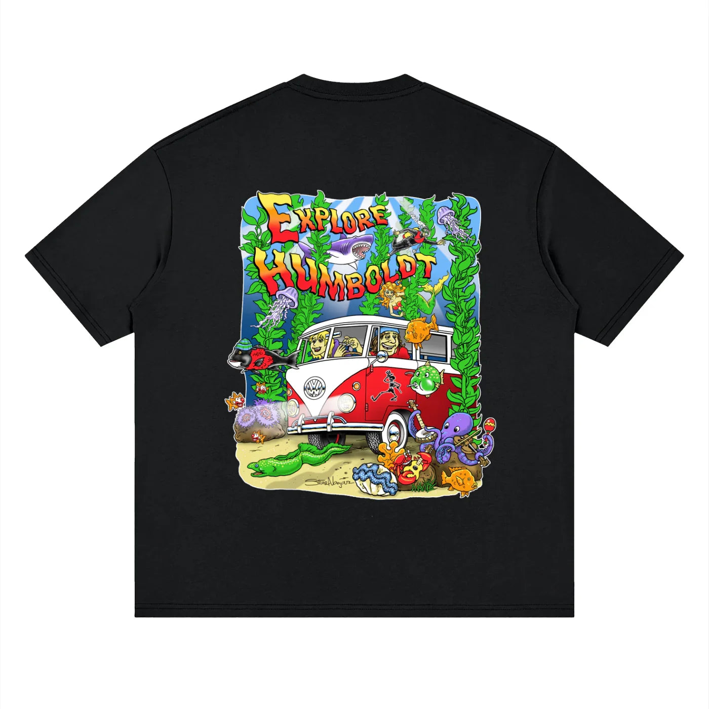 Explore Humboldt Streetwear Loose Drop Shoulder TShirt - CUSTOM ORDER