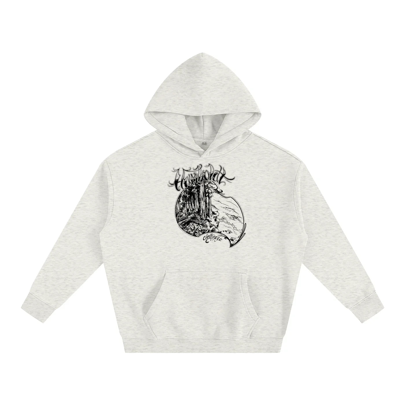 Inked Paradise Oversized Fleeced Pullover Hoodie - CUSTOM ORDER