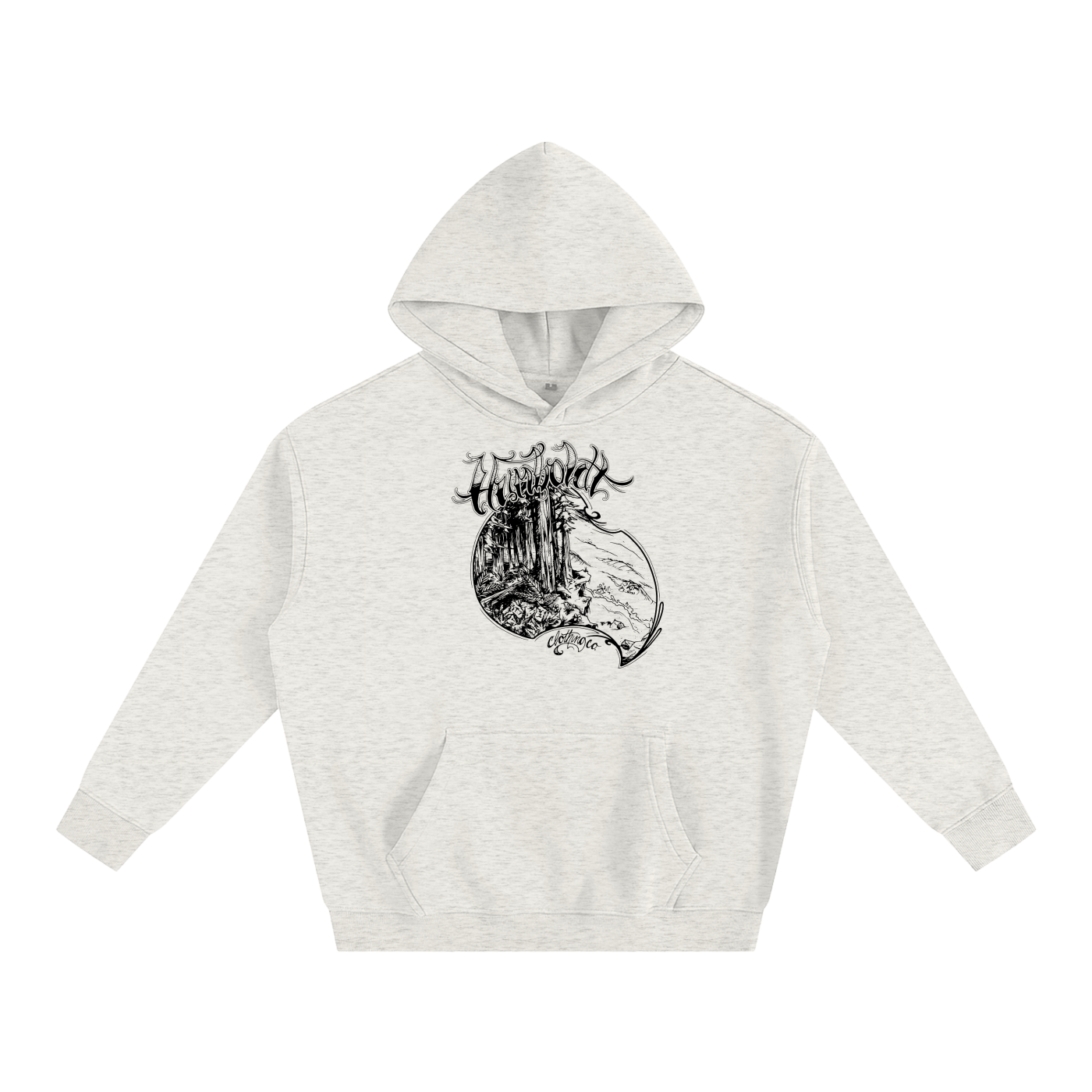 Inked Paradise Oversize Fleeced Hoodie-CUSTOM ORDER