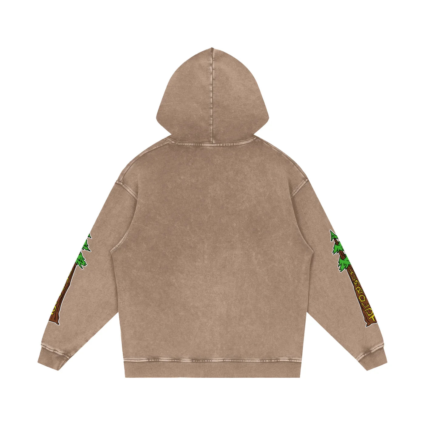 Avenue Trees New Style Logo Snow Washed Loose Cotton Pullover Hoodie - CUSTOM ORDER