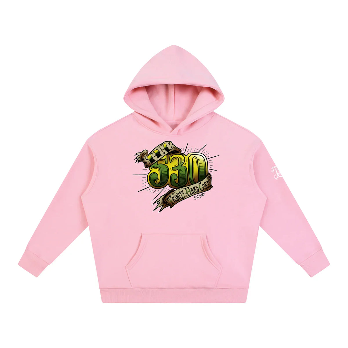 530 THC Oversize Fleeced Pullover Hoodie - CUSTOM ORDER