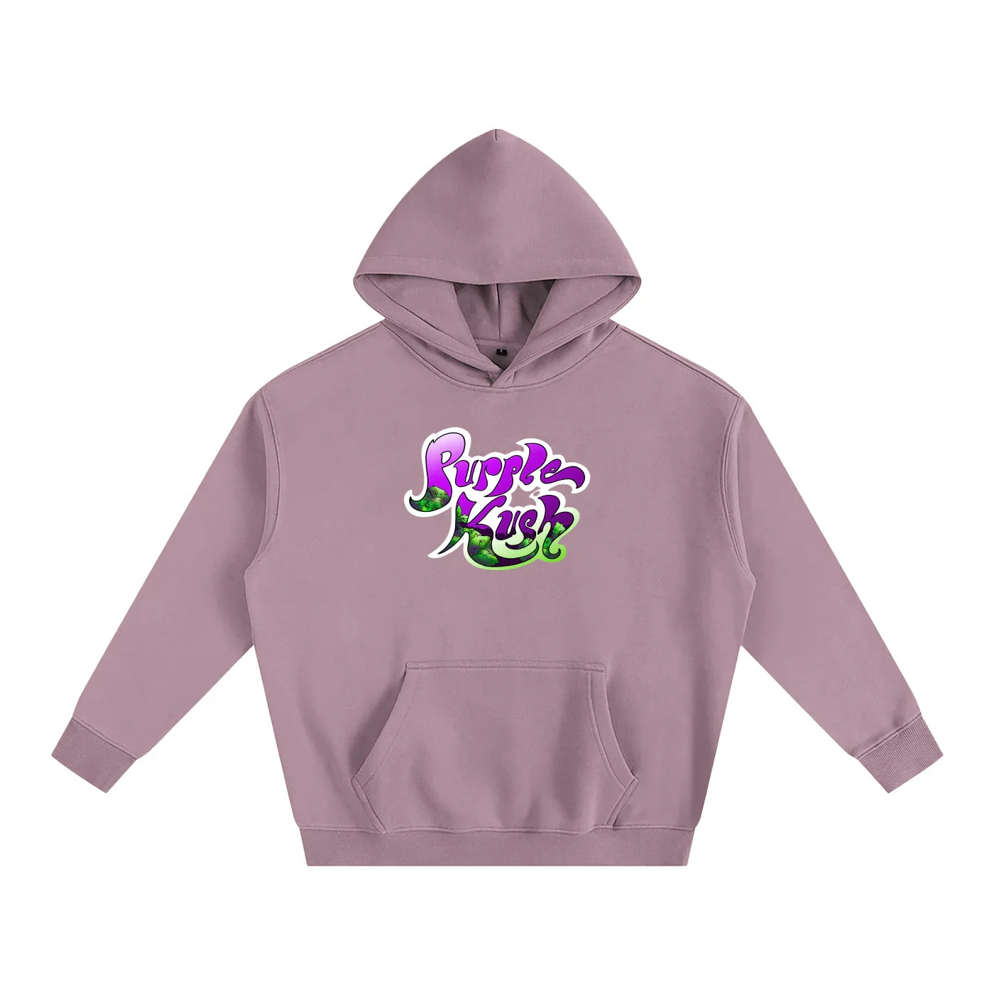 Purple Kush graphic hoodie, stylish streetwear with bold design, perfect for casual outdoor looks
