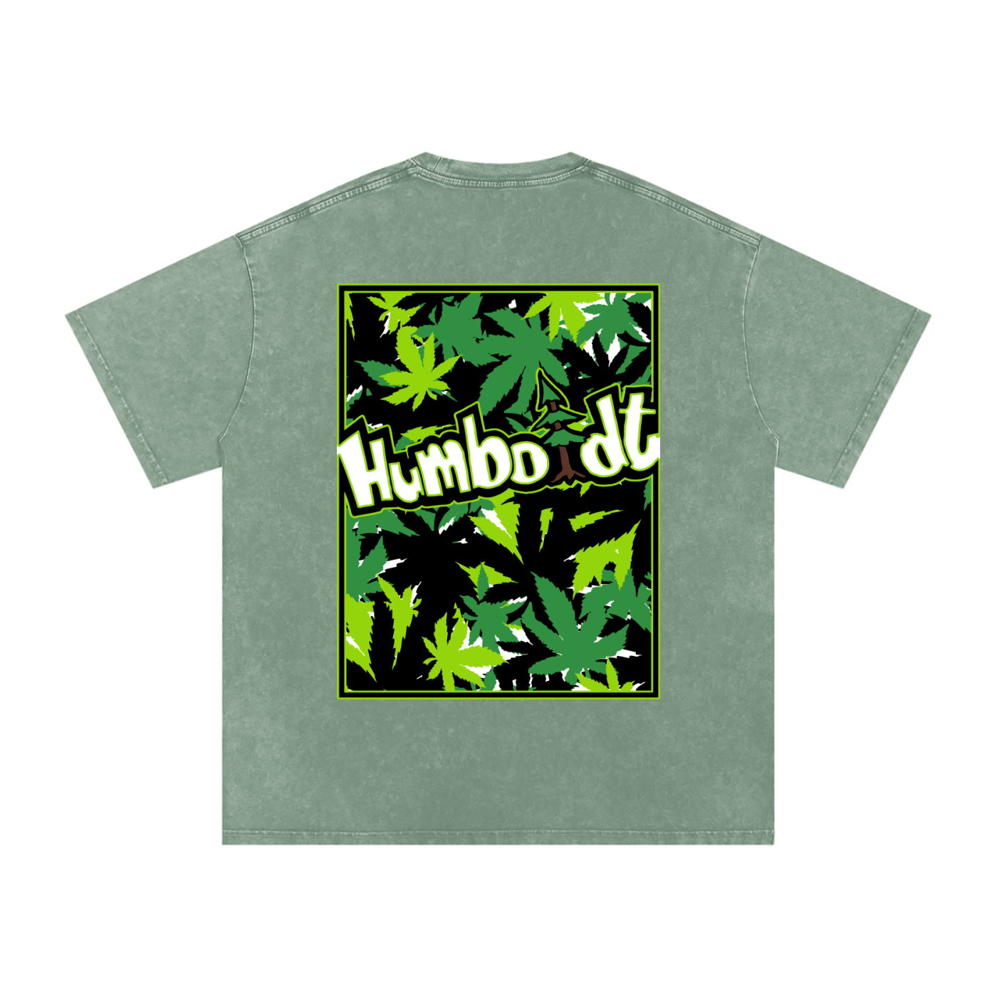 Aloha Humboldt Snow Washed Oversized Cotton TShirt - CUSTOM ORDER