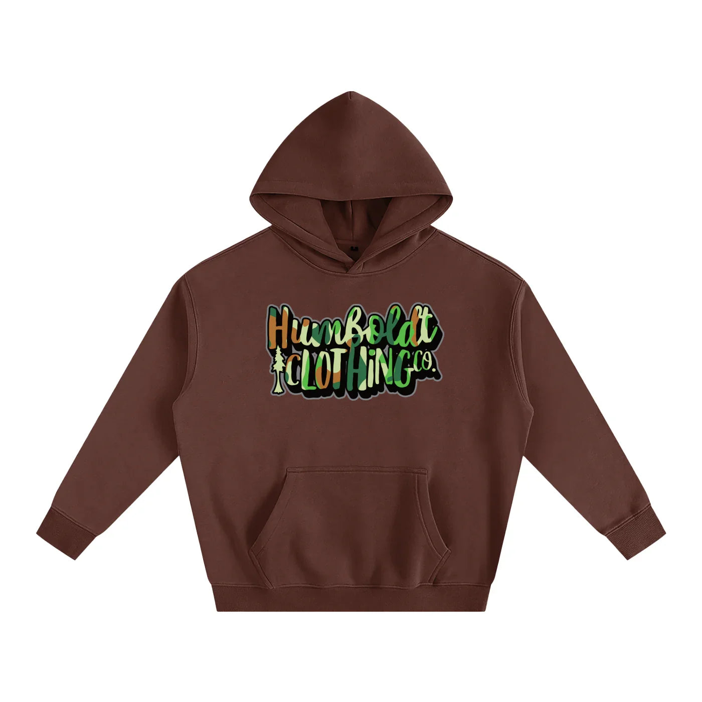 Chromatic Camo Oversize Fleeced Pullover Hoodie - CUSTOM ORDER