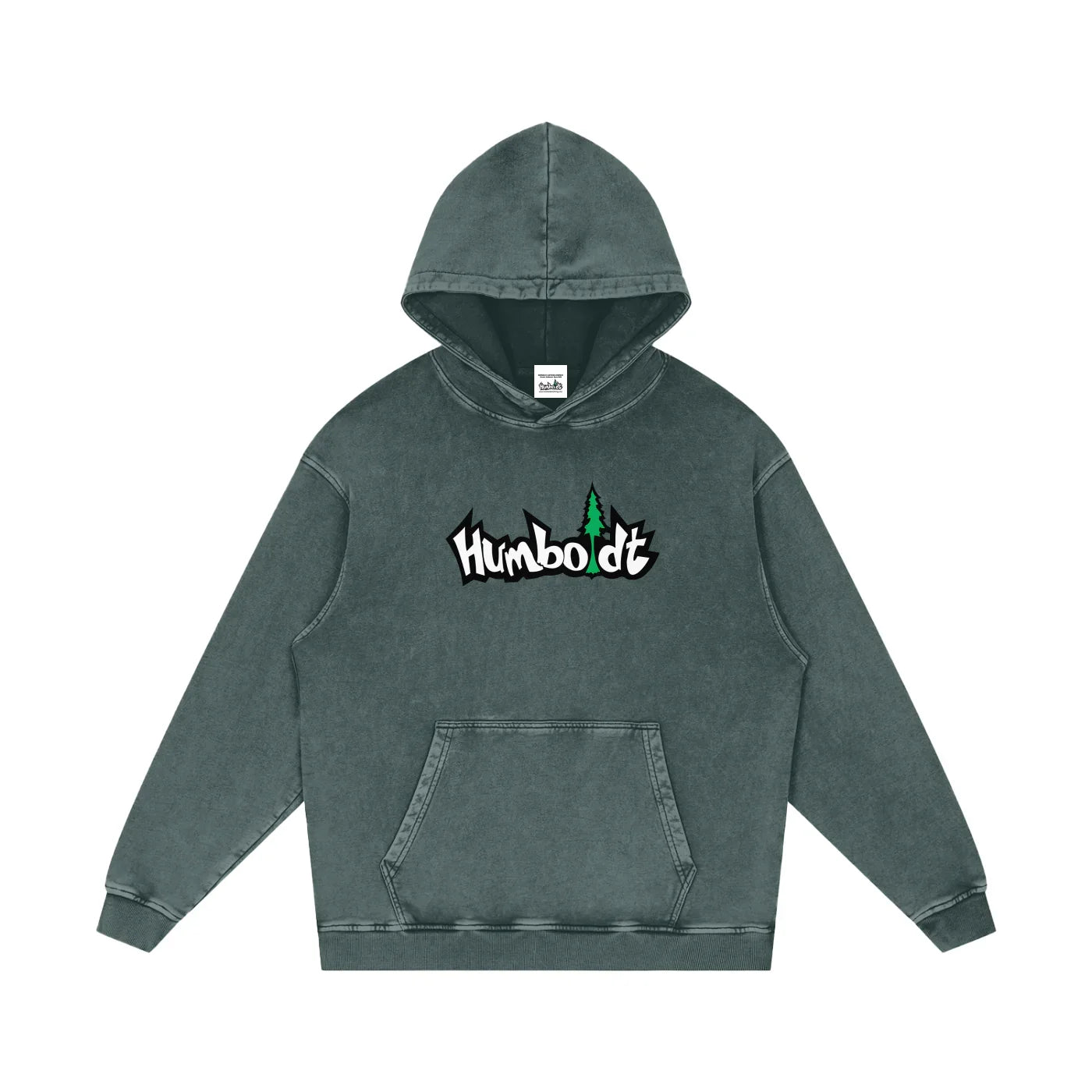 Bigfoot Surfin Snow Washed Loose Cotton Pullover Hoodie-CUSTOM ORDER