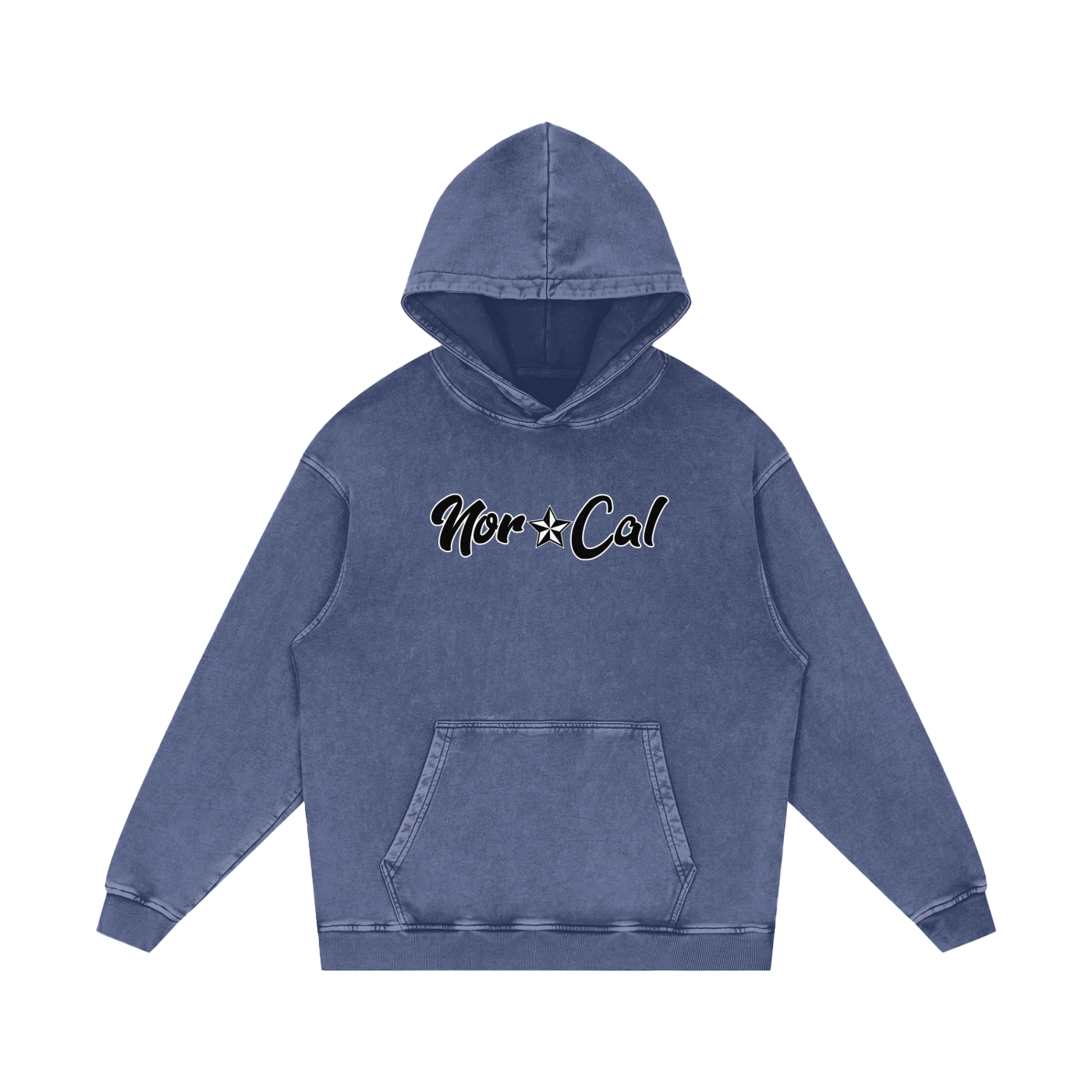 NorCal Acid Wash Pullover Hoodie