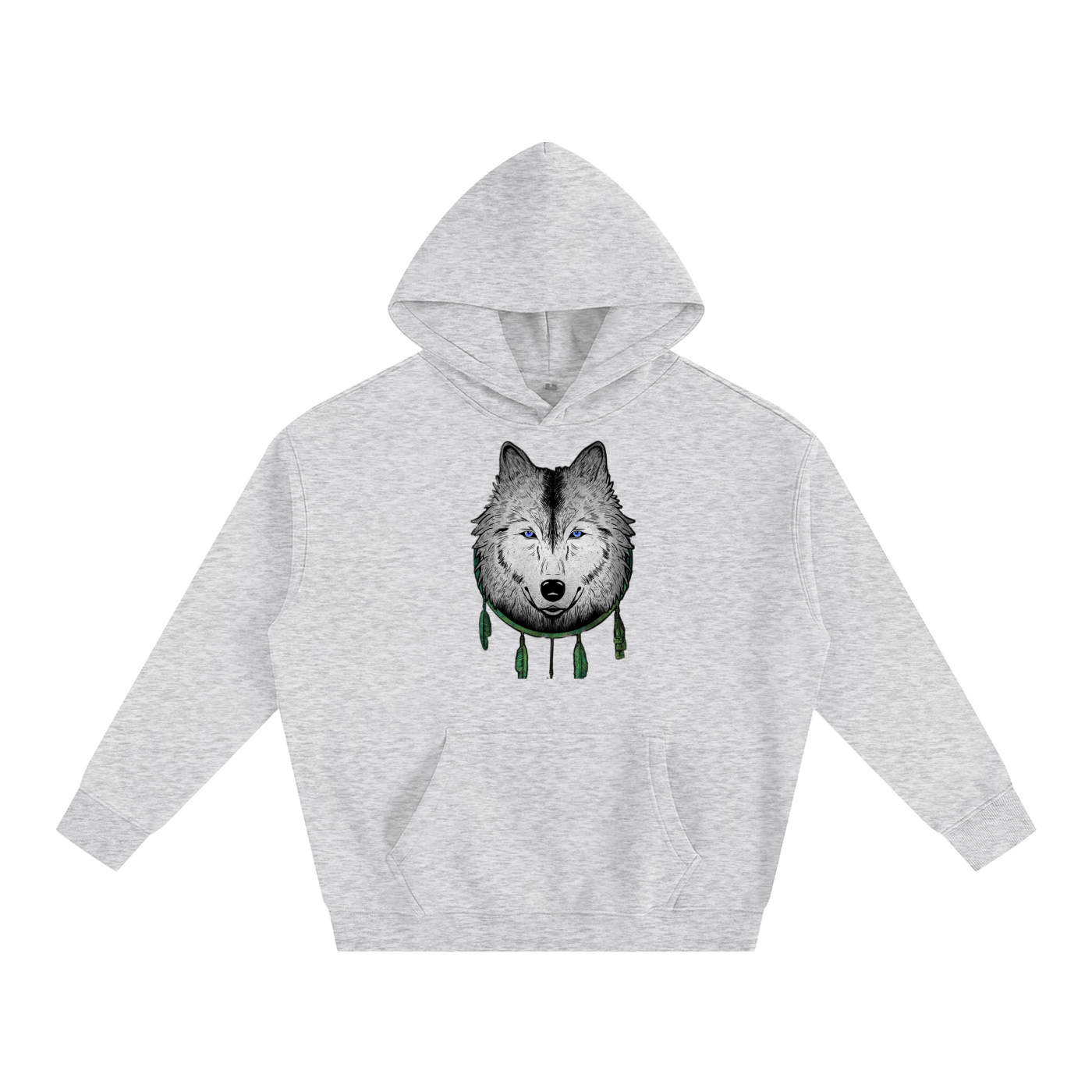 White Wolf Pullover Hoodie