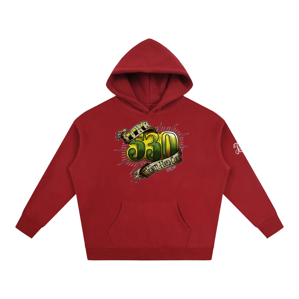 530 THC Oversize Fleeced Pullover Hoodie - CUSTOM ORDER