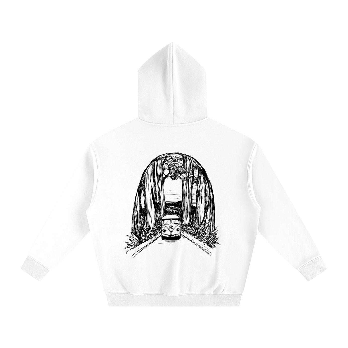 V Dub Oversize Fleeced Hoodie-CUSTOM ORDER