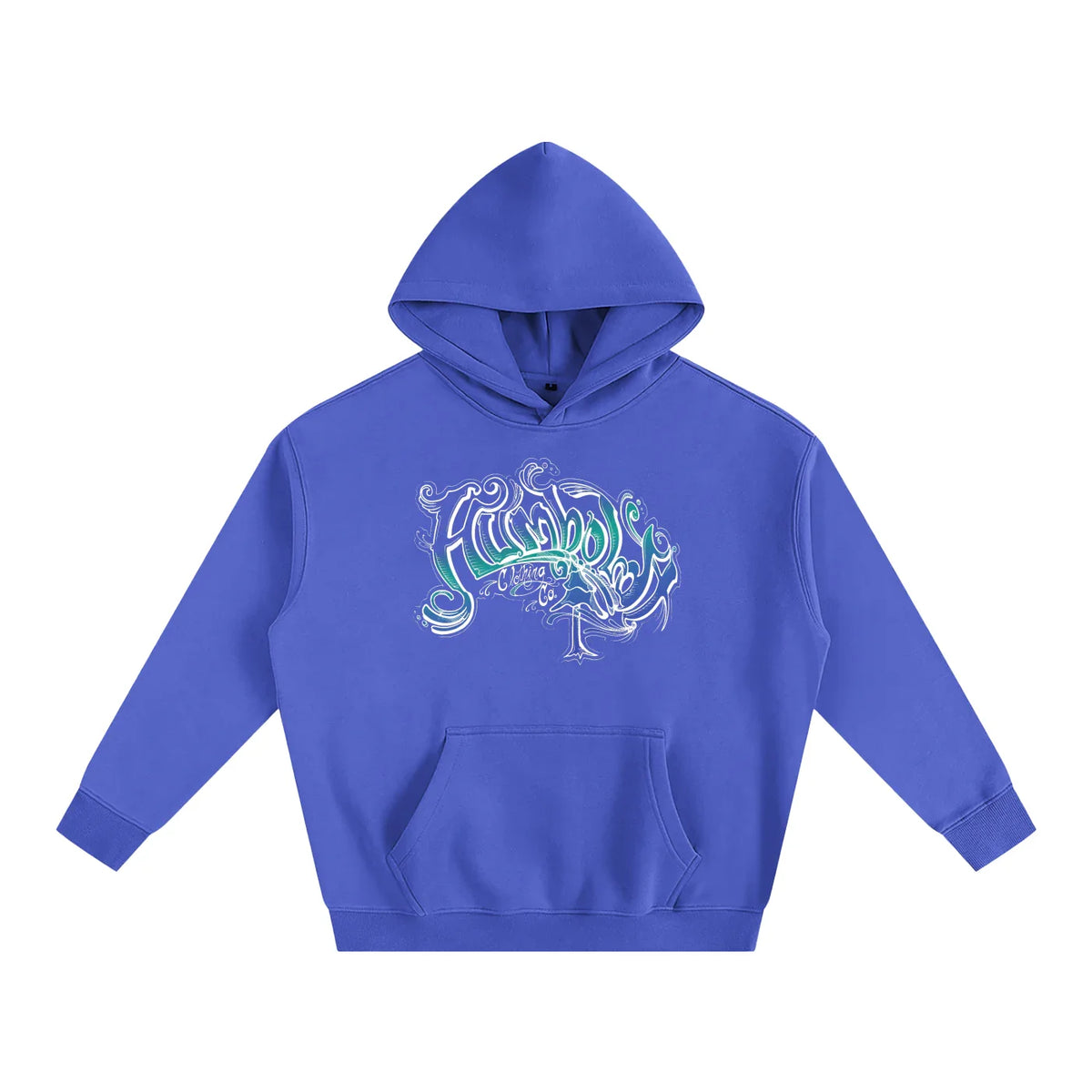 Scrolly Oversized Fleeced Pullover Hoodie - CUSTOM ORDER