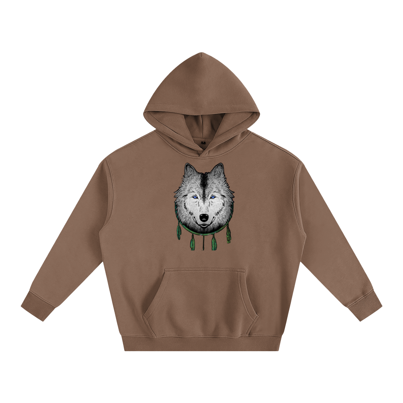 White Wolf Pullover Hoodie