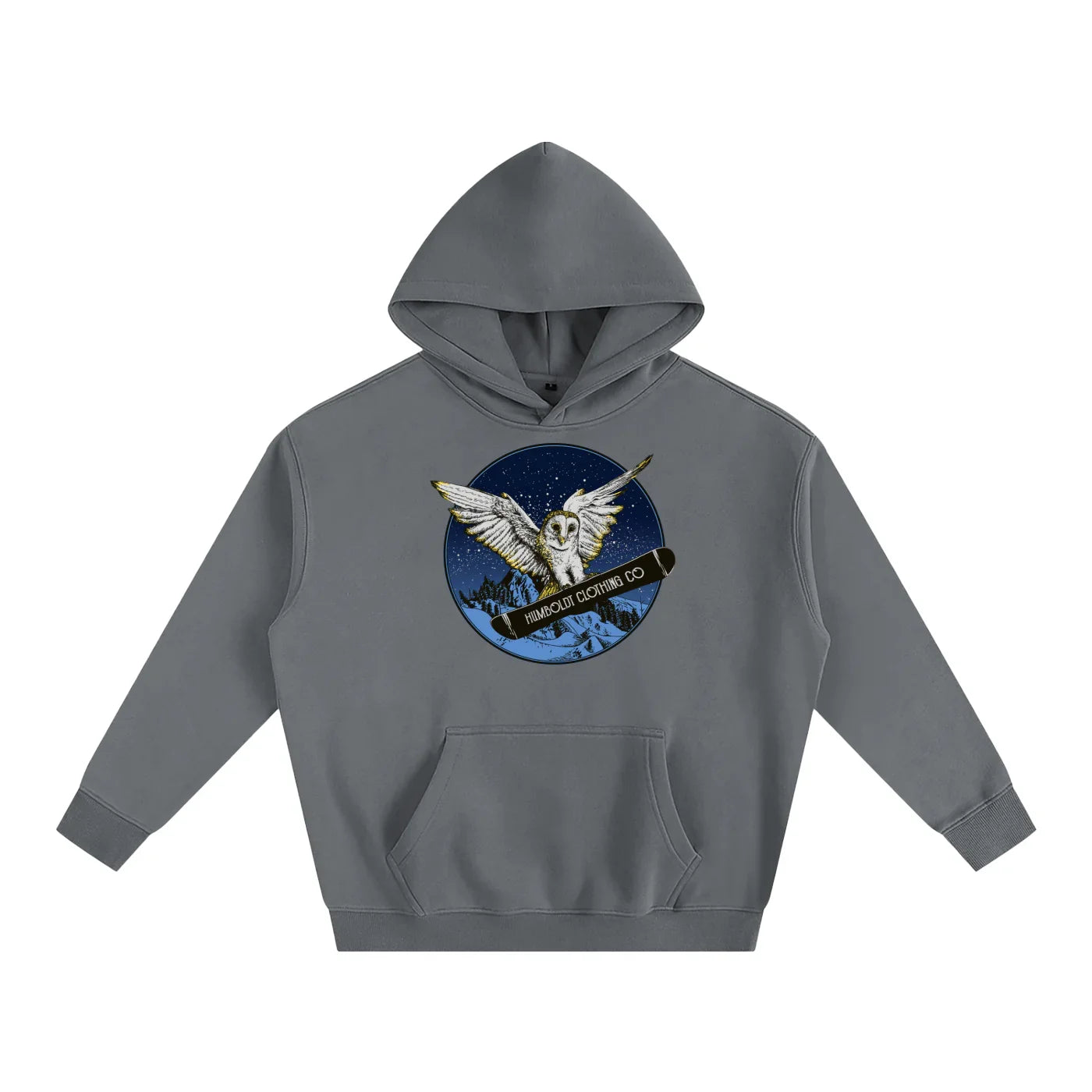 Owl Terrain Oversize Fleeced Pullover Hoodie - CUSTOM ORDER