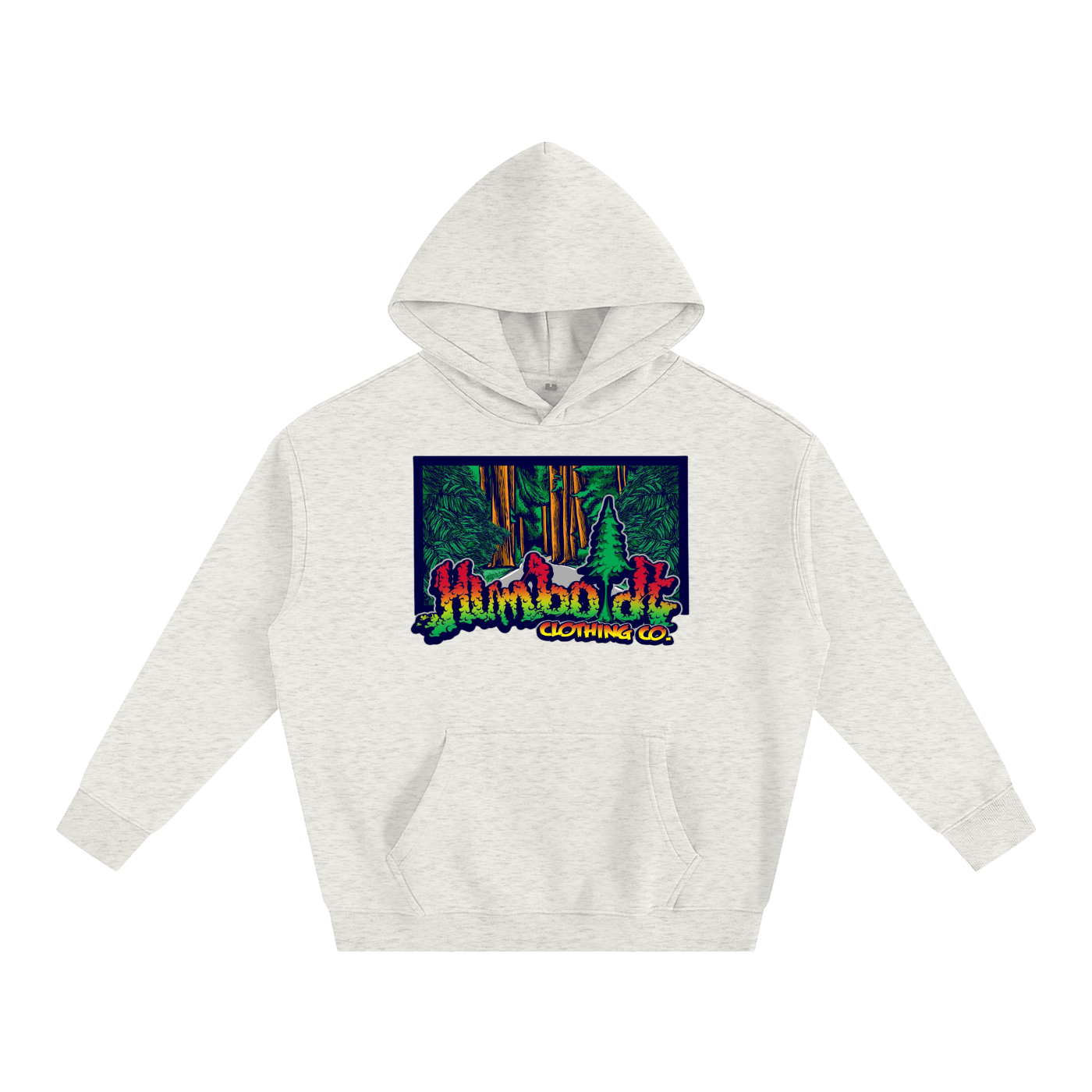 Rasta Forest Oversize Fleeced Hoodie-CUSTOM ORDER