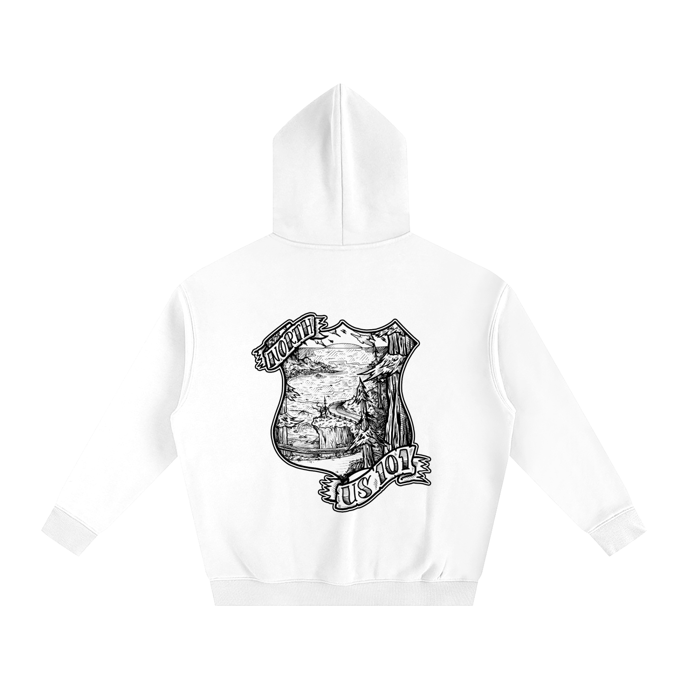 101 North Oversize Fleeced Hoodie-CUSTOM ORDER
