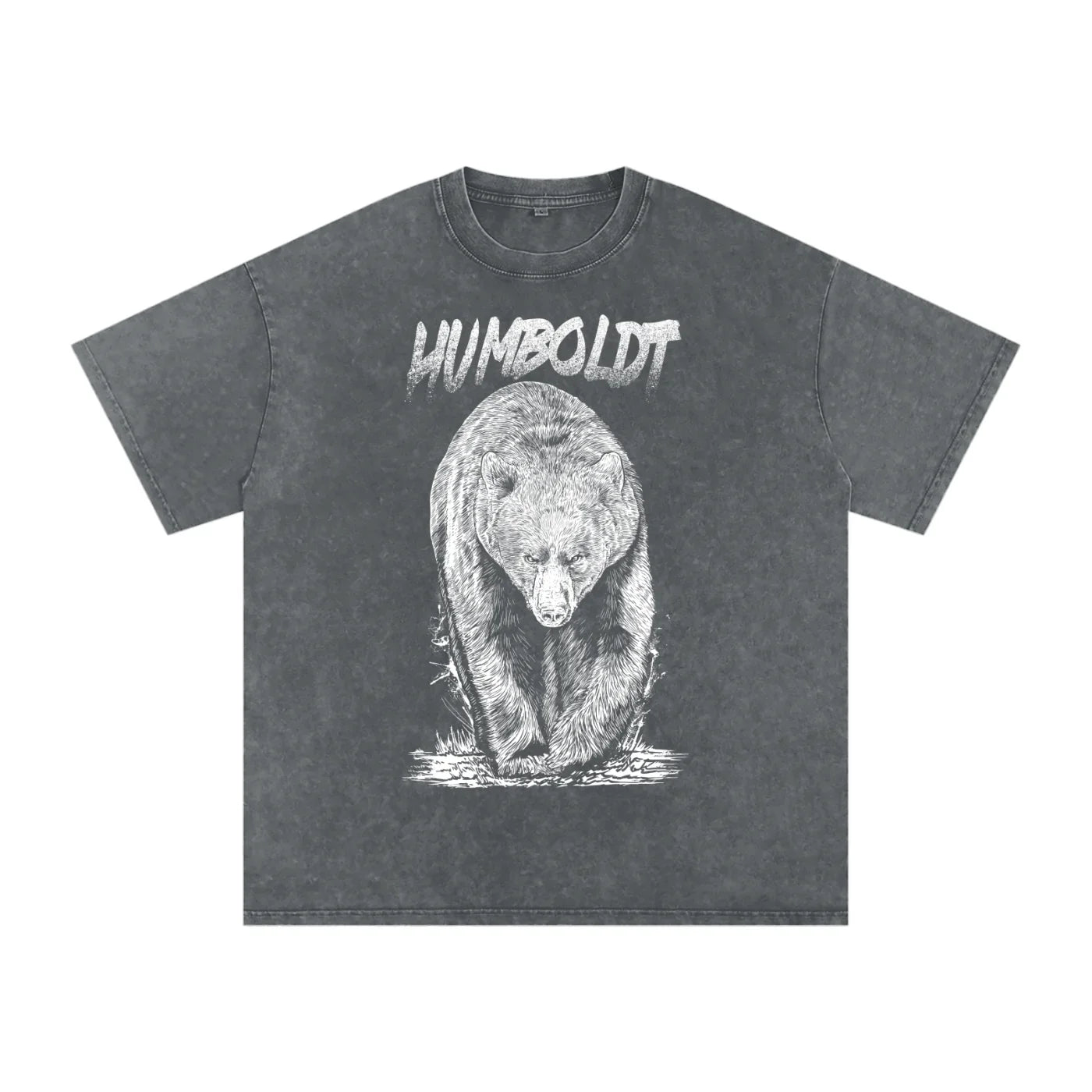 Bear Country Snow Washed Oversized Cotton TShirt - CUSTOM ORDER