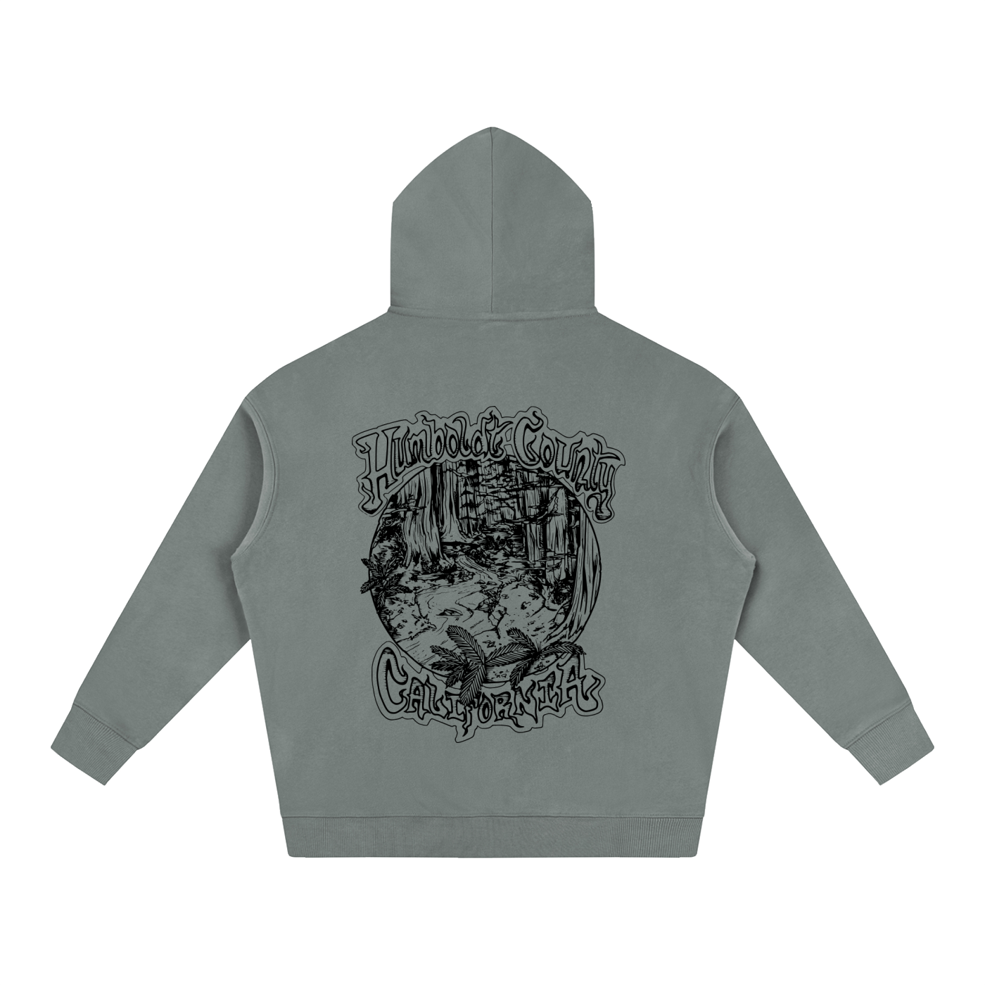Deep Woods Oversize Fleeced Pullover Hoodie - CUSTOM ORDER