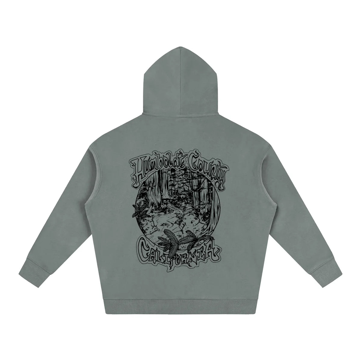 Deep Woods Oversized Fleeced Pullover Hoodie - CUSTOM ORDER