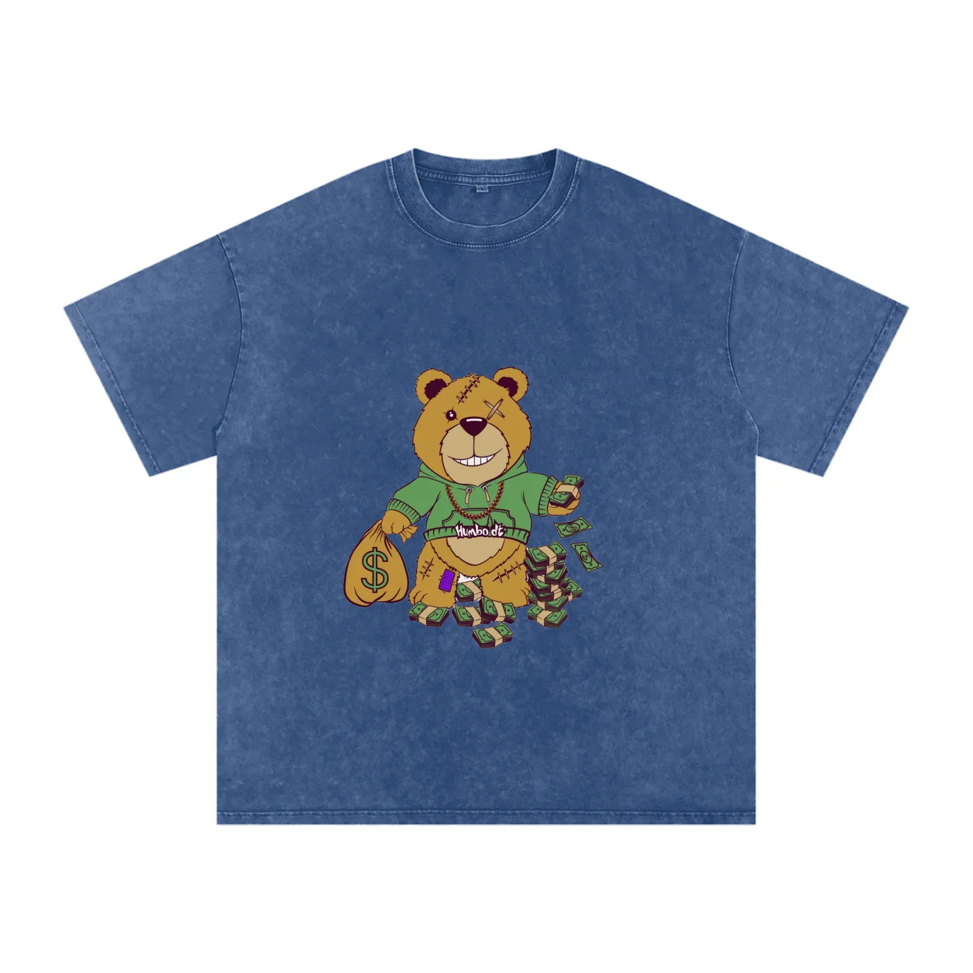 Bear Market Acid Wash Oversize TShirt - CUSTOM ORDER