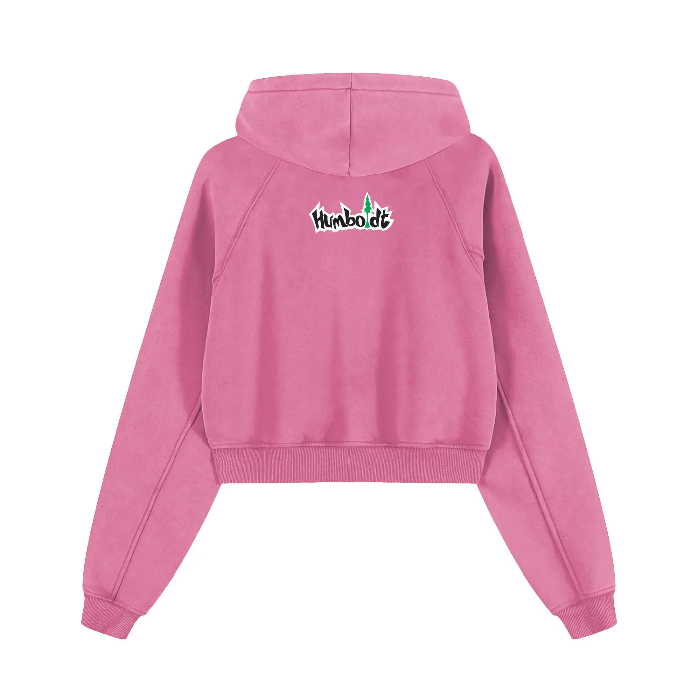 Flowers Inside Snow Washed Cropped Pullover Hoodie - CUSTOM ORDER