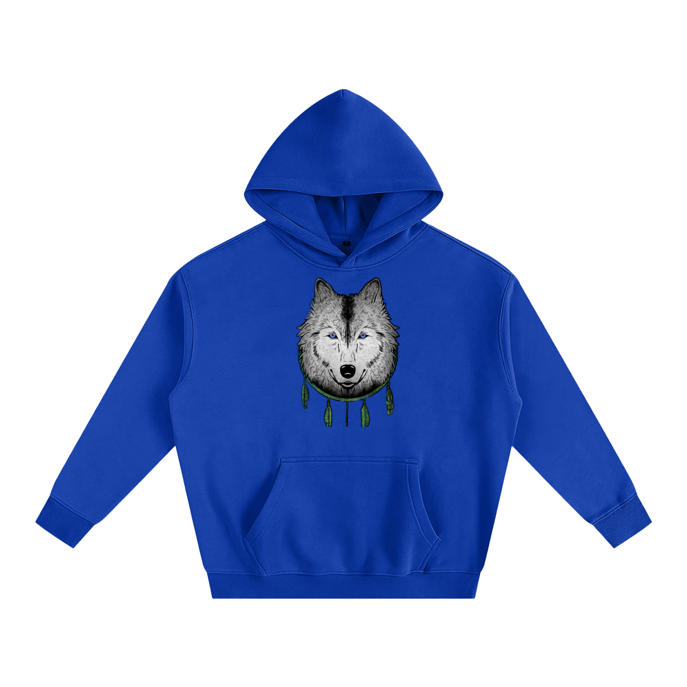 White Wolf Pullover Hoodie