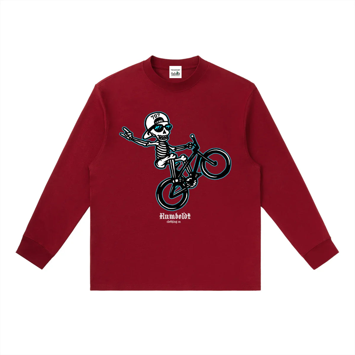 BMX Rider Essential Crewneck Long-Sleeve TShirt - CUSTOM ORDER