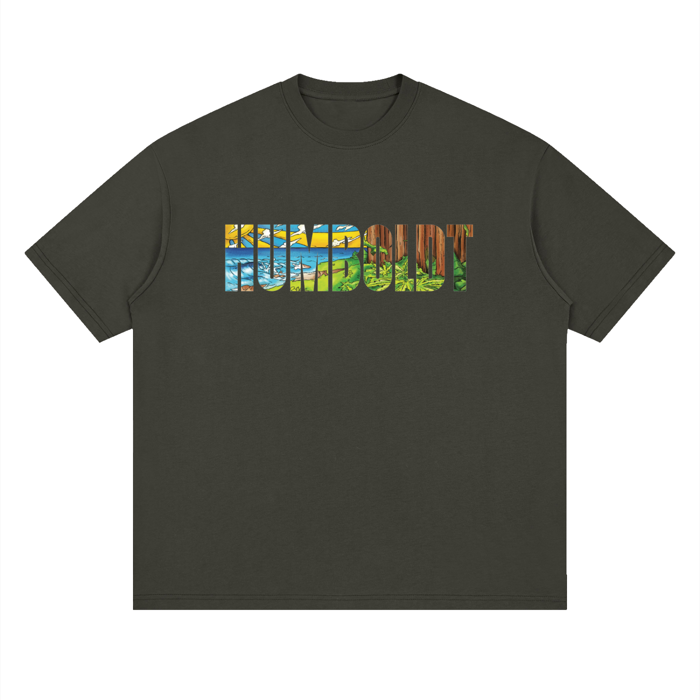 Humboldt Coast Streetwear Loose Drop Shoulder TShirt - CUSTOM ORDER