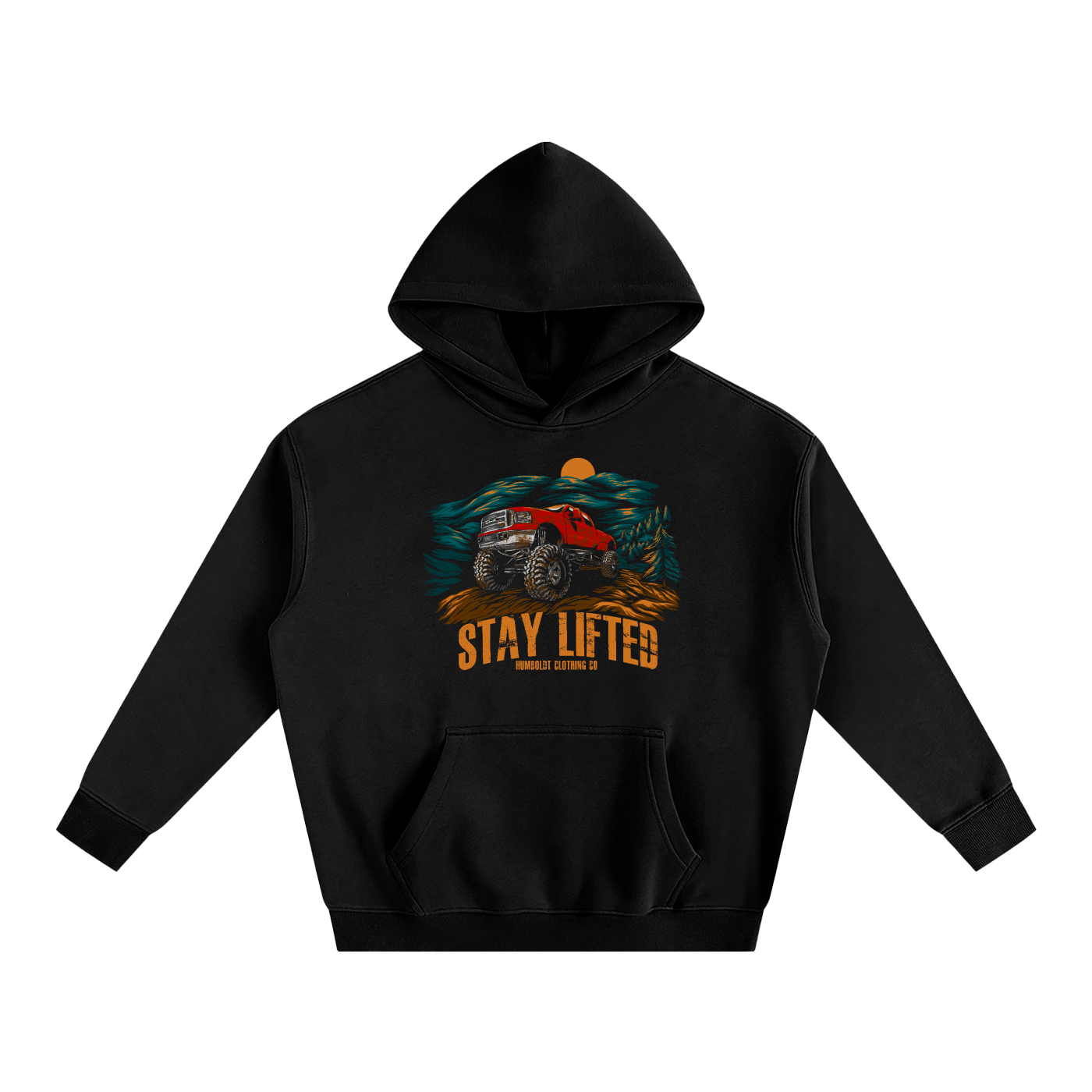 Stay Lifted Oversize Fleeced Hoodie-CUSTOM ORDER