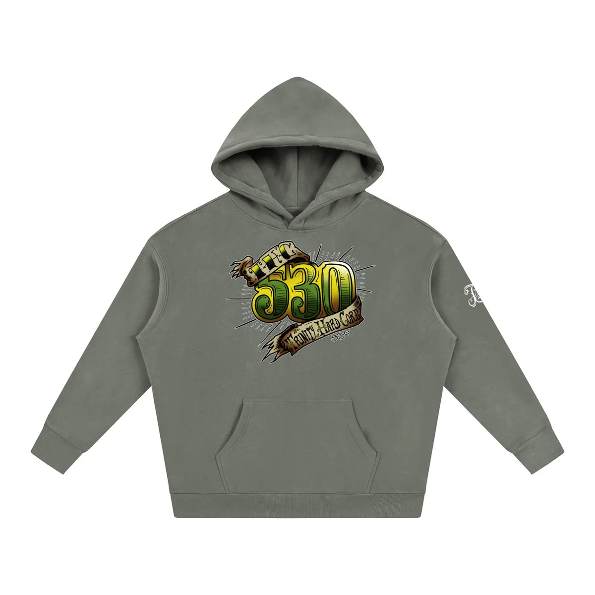 530 THC Oversize Fleeced Pullover Hoodie - CUSTOM ORDER
