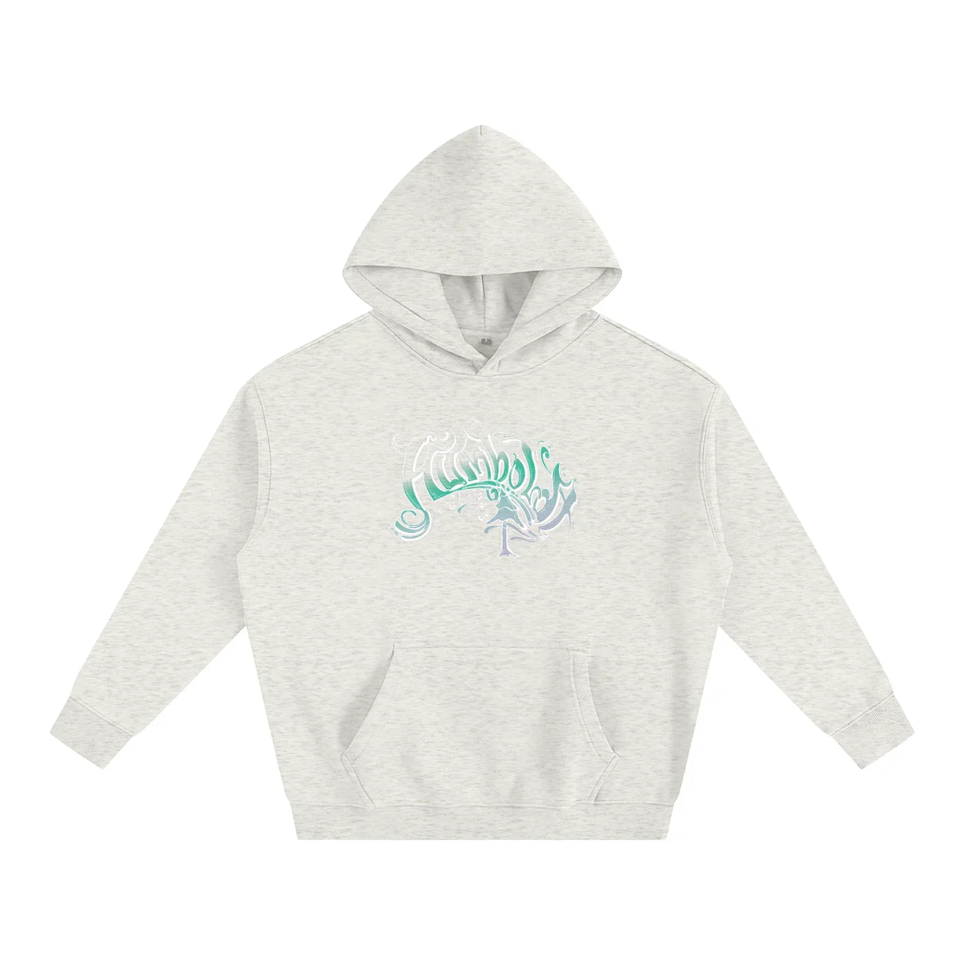Scrolly Oversized Fleeced Pullover Hoodie - CUSTOM ORDER