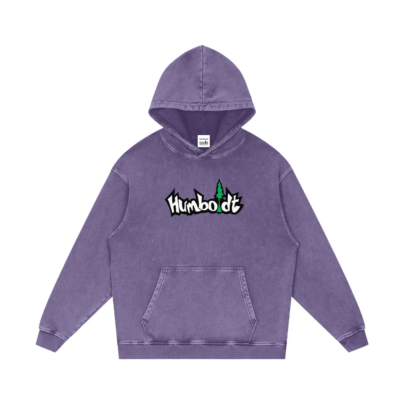 Bigfoot Surfin Snow Washed Loose Cotton Pullover Hoodie-CUSTOM ORDER