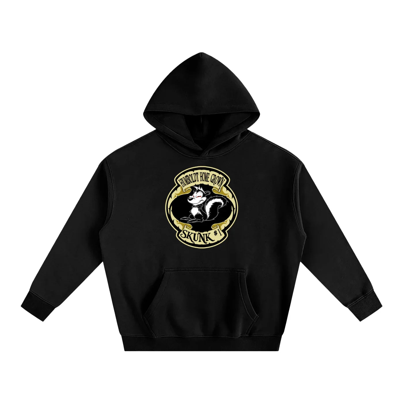 Skunk #1 Oversized Fleeced Pullover Hoodie - CUSTOM ORDER