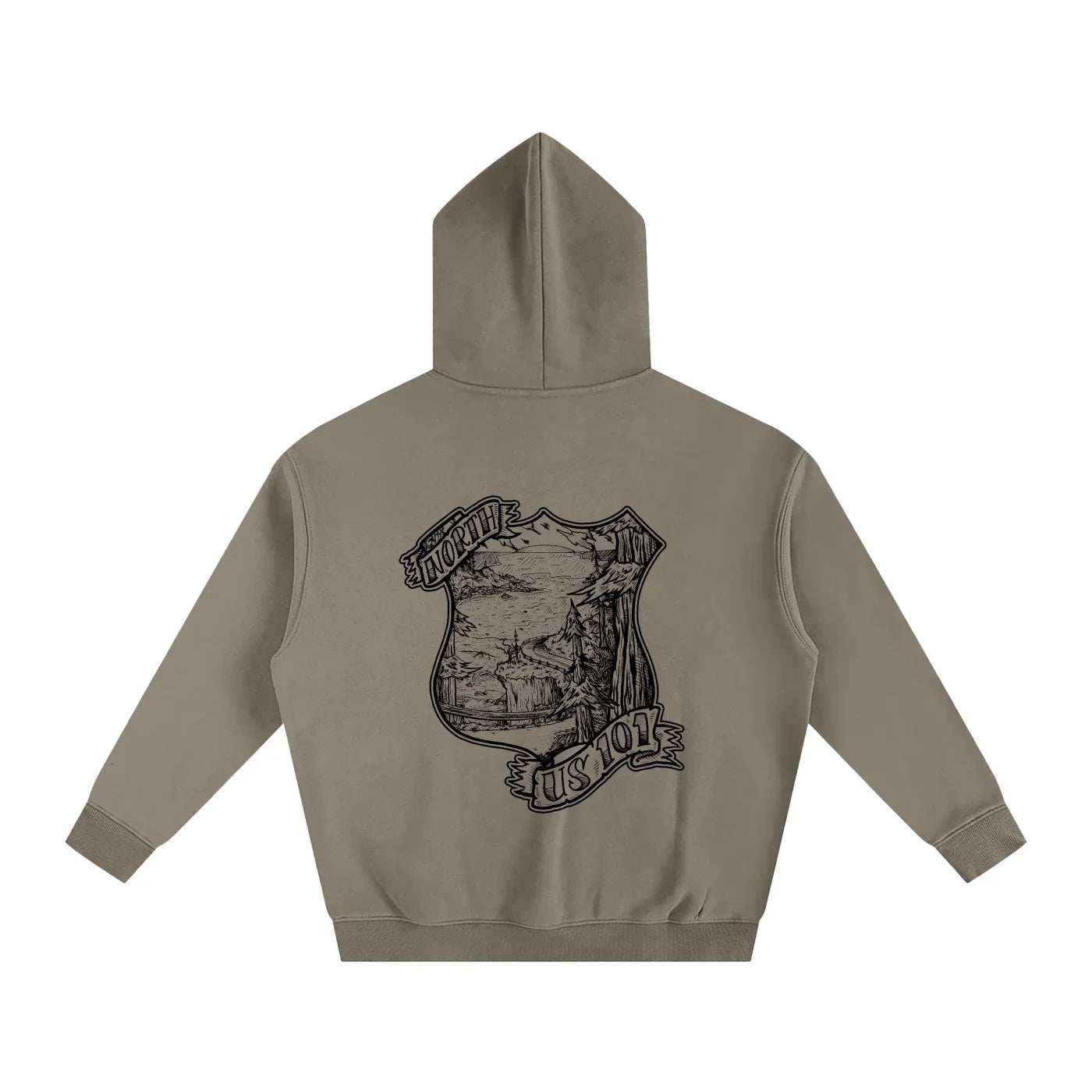 101 North Oversized Fleeced Pullover Hoodie - CUSTOM ORDER