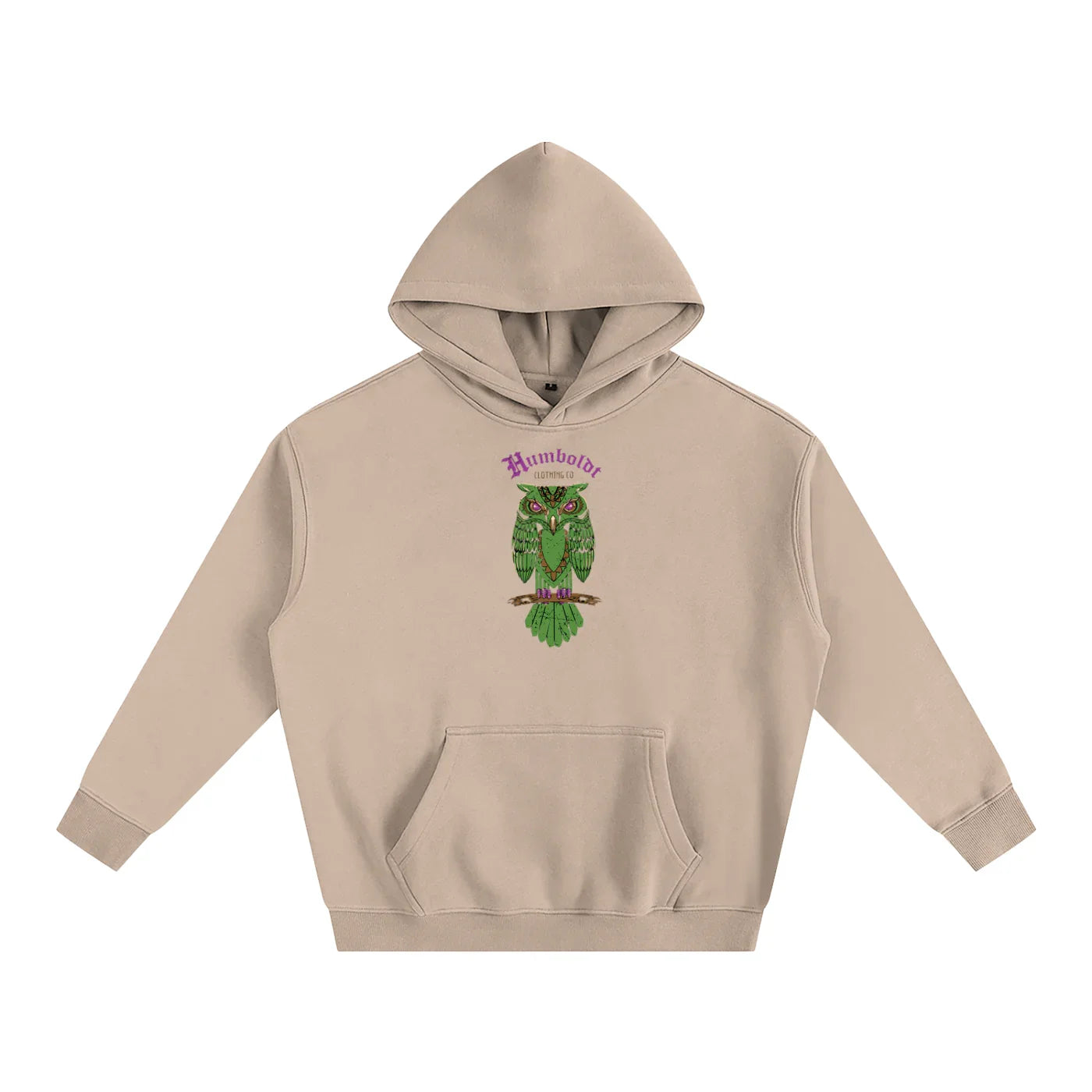 Mystic Forest Owl Oversize Fleeced Pullover Hoodie - CUSTOM ORDER