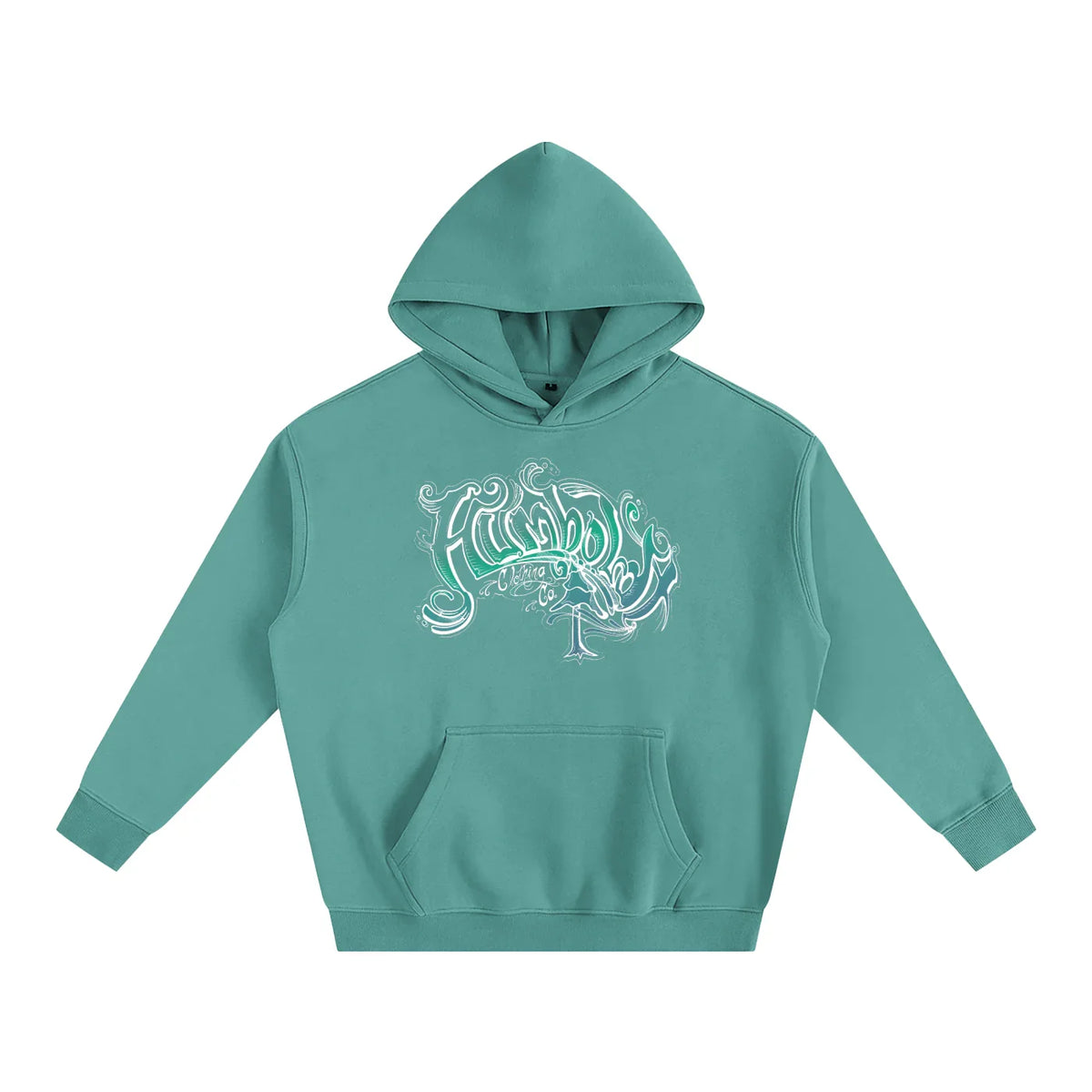 Scrolly Oversized Fleeced Pullover Hoodie - CUSTOM ORDER